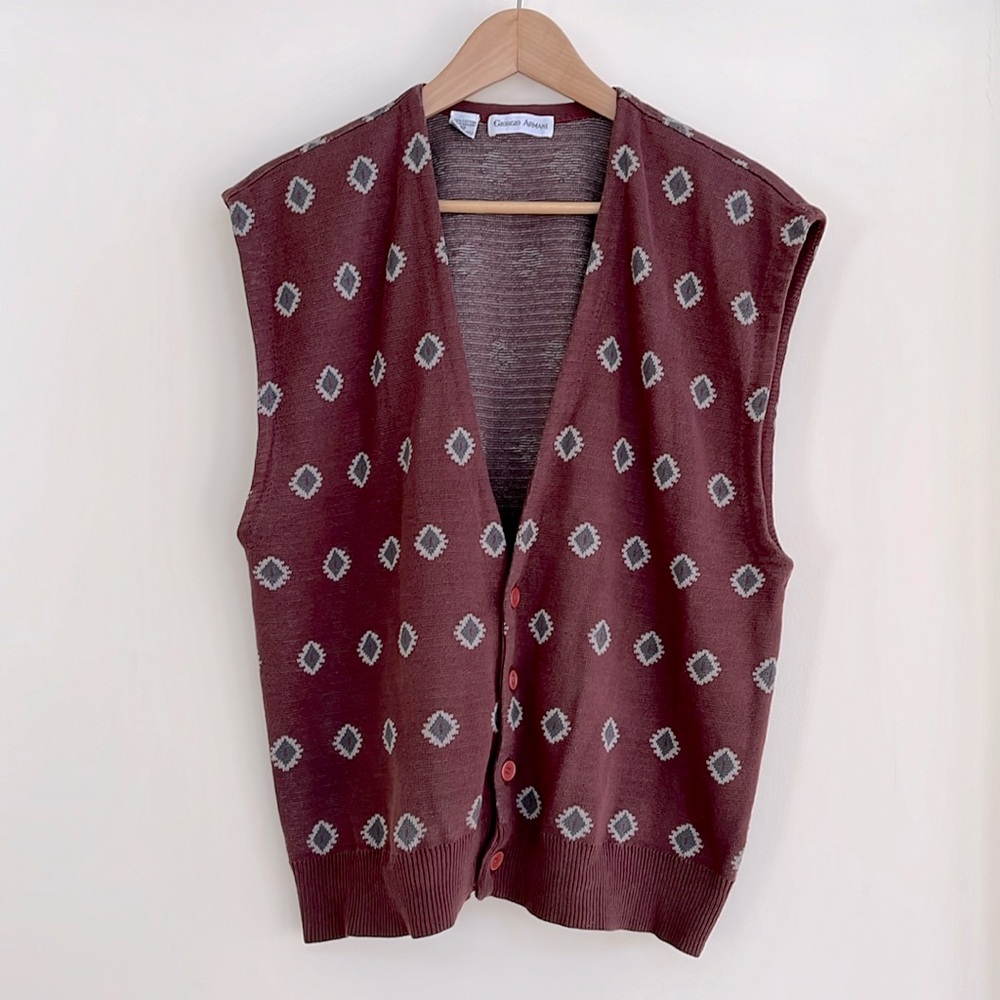 Men’s vintage Armani vest